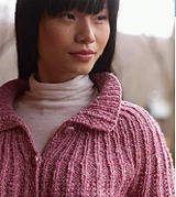 the Allegan Cardigan from the Knitter's Book of Wool